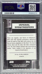 2021 Star Wars Galaxy, Imperial Snowtroopers, Refractor, #15, PSA 10
