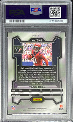 2023 Panini Prizm Football, Lazer, Tank Dell, #341, PSA 9