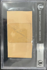 Football, Red Grange Autograph Cut Swatch, BGS Authentic