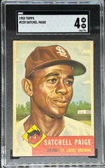 1953 Topps Baseball, Satchel Paige, #220, SGC 4