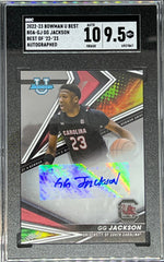 2022 Bowman University Best Basketball, Best of '22-'23 Auto, GG Jackson, SGC 10 / 9.5