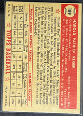 1952 Topps Baseball, Pete Reiser, #189