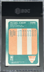 1988 Fleer Basketball, Michael Jordan, #17, SGC 7
