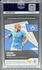 2022 Panini Revolution Soccer, Auto, Erling Haaland, #AEH, PSA 9