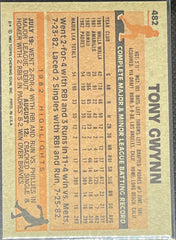 1983 Topps Baseball, Tony Gwynn, #482