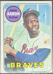 1969 Topps Baseball, Hank Aaron, #100