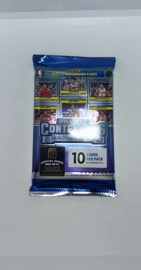 2021-2022 Panini Contenders Basketball Hobby Pack - 10 Cards/Pack