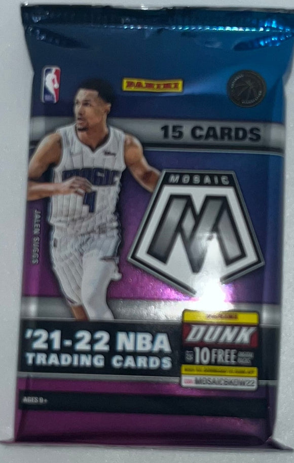 Mosaic 2021-2022 Basketball Card Pack-15 Cards per Pack