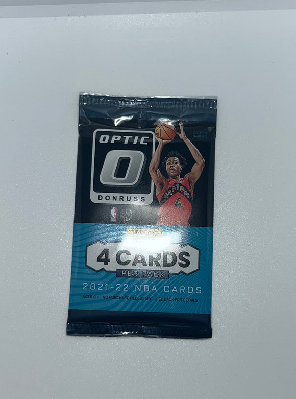 2021 Donruss Optic Basketball Factory Sealed Hobby Box Pack / 4 Cards per Pack