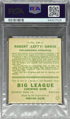 1933 Goudey Baseball, Lefty Grove, #220, PSA Authentic