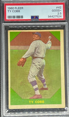 1960 Fleer Baseball, Ty Cobb, #42, PSA 2.5