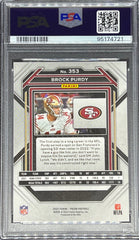 2022 Panini Prizm Football, Brock Purdy, #353, PSA 9