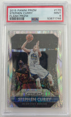 2015 Panini Prizm Stephen Curry Flash Prizm PSA 9