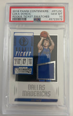 2018 Panini Contenders Rookie Ticket Swatches Luka Doncic Rookie Ticket Swatches