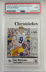 2020 Panini Chronicles Draft Picks Joe Burrow PSA 9