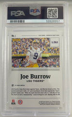 2020 Panini Chronicles Draft Picks Joe Burrow PSA 9