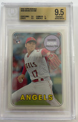 2018 Topps Heritage Shohei Ohtani BGS 9.5