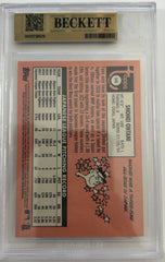2018 Topps Heritage Shohei Ohtani BGS 9.5