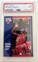 1991 Fleer Michael Jordan PSA 9