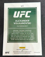 2023 Panini Donruss Optic Alexander Volkanovski Downtown