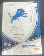 2025 Panini Immaculate Amon-Ra St. Brown Standard Jersey