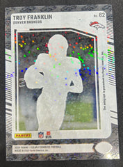 2024 Donruss Clearly Troy Franklin Team Logos Autograph