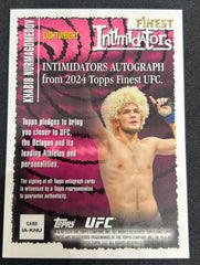 2024 Topps Finest Khabib Nurmagomedov Red Shimmer Autograph