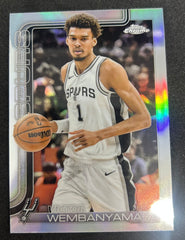 2025 Topps Chrome Victor Wembanyama Silver Refractor