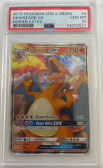 2019 Pokemon Sun & Moon Hidden Fates Charizard Gx Hidden Fates