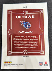 2025 Panini Donruss Optic Cam Ward Uptown