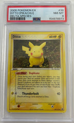 2005 Pokemon EX Ditto PSA 8