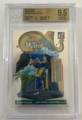 2021 Donruss Matthew Stafford Downtown