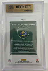 2021 Donruss Matthew Stafford Downtown