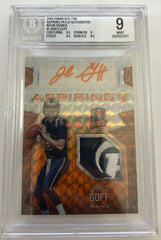 2016 Panini Spectra Aspiring Patch Autographs Neon Orange Jared Goff