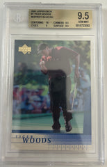 2001 Upper Deck Tiger Woods Misprint Blue Ink