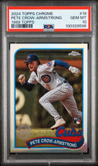 2024 Topps Chrome 1989 Topps Baseball Pete Crow-Armstrong PSA 10 #19