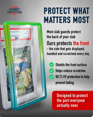 Hobby Defense Front Panel Slab Guards for PSA Graded Cards