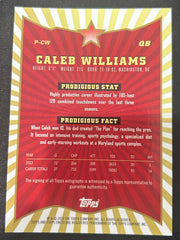 2024 Topps Finest Prodigies Caleb Williams #P-CW Gold RC