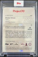 2021 Topps Project70 Shohei Ohtani #621