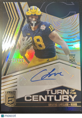 2025 Panini Donruss Elite Turn of the Century Colston Loveland #TOC-CLO 213/499 RC