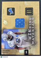 2009 Upper Deck SPx Winning Materials Calvin Johnson #WM-CJ 337/349 Jersey