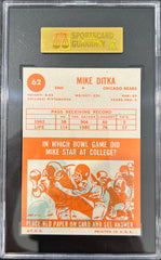 1963 Topps Mike Ditka #62 SGC 7