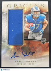 2023 Panini Origins Football Sam LaPorta #RJJA-SL RC Jersey Relic