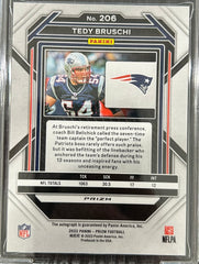 2023 Panini Prizm Football Tedy Bruschi #206 Autograph