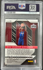 2018 Panini Prizm S. Gilgeous-Alexander #184 PSA 10