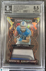 2023 Obsidian Rookie Eruption Materials Electric Etch Orange Sam LaPorta #27 BGS 8.5