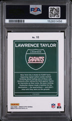 2024 Panini Donruss Optic Downtown Legends Lawrence Taylor #10 PSA 10