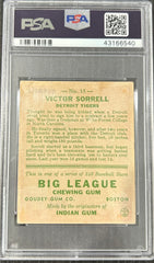 1933 Goudey Victor Sorrell #15 PSA 2