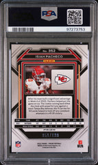 2022 Panini Prizm Isiah Pacheco #352 Blue Wave PSA 9