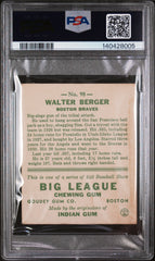 1933 Goudey Walter Berger #98 PSA 4